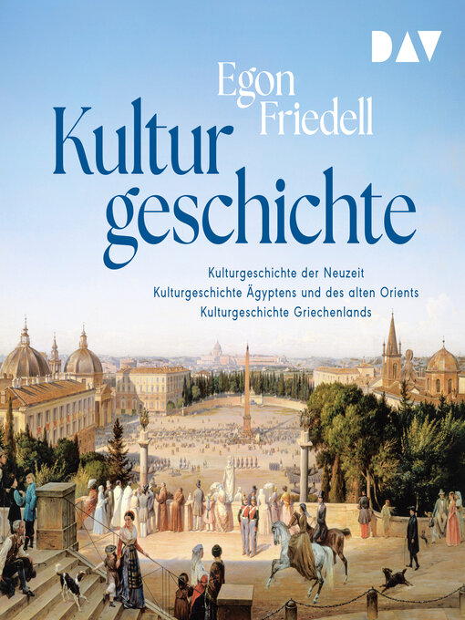 Title details for Kulturgeschichte by Egon Friedell - Wait list